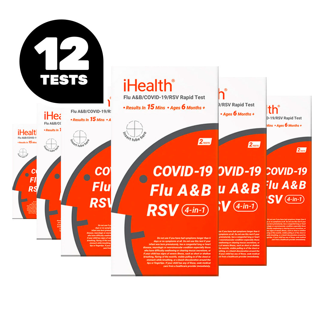 iHealth RSV/COVID-19/Flu A&B 4-in-1 Rapid Test