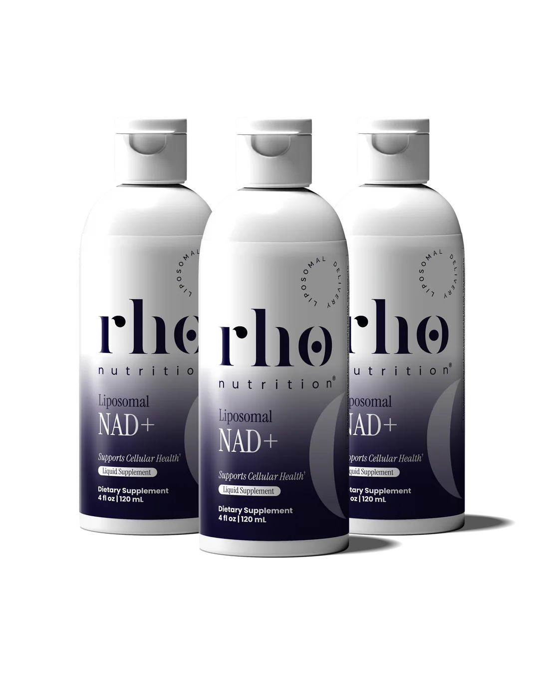 Rho Nutrition Liposomal NAD+ liquid supplement (3 Pack)