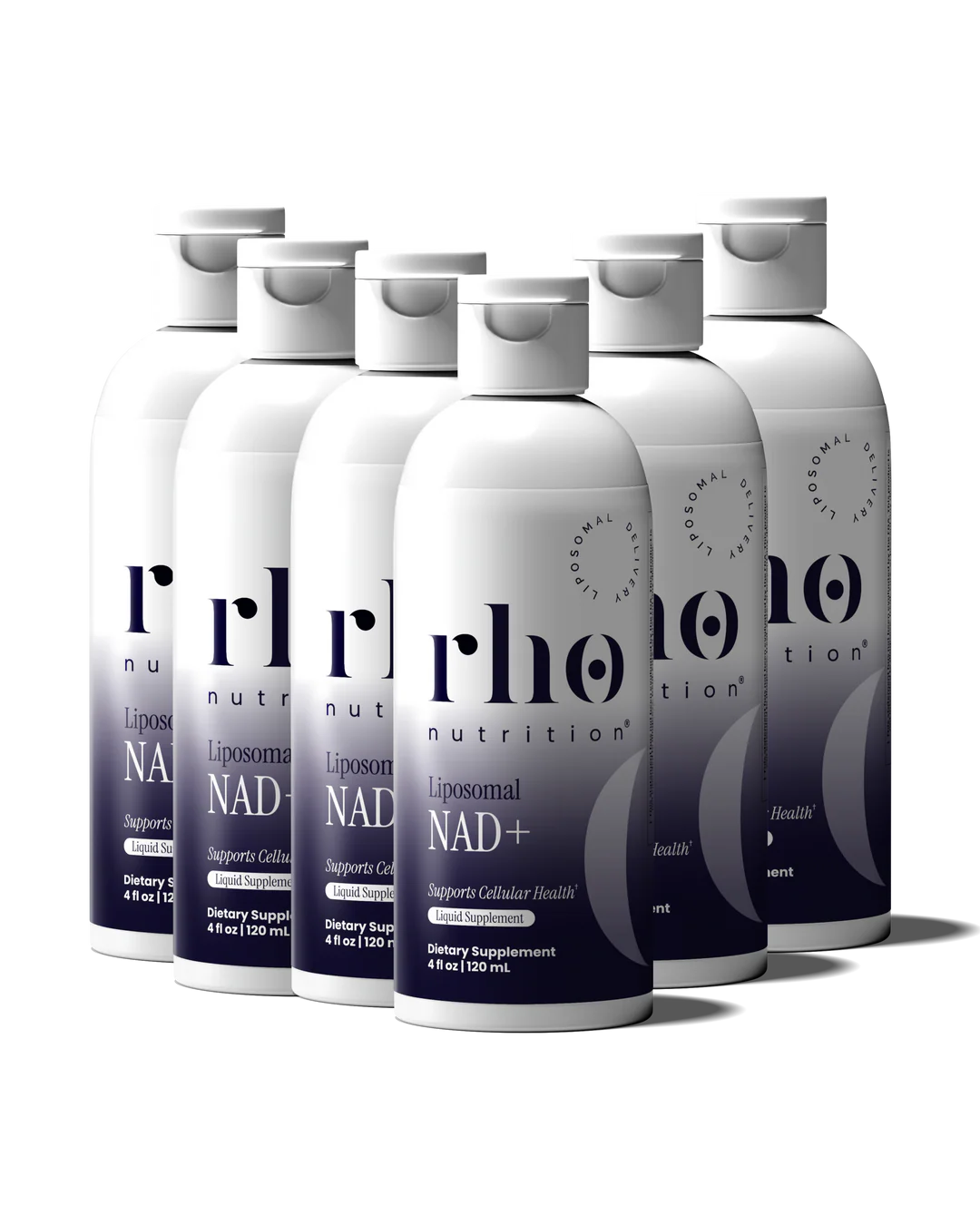 Rho Nutrition Liposomal NAD+ liquid supplement (6 Pack)
