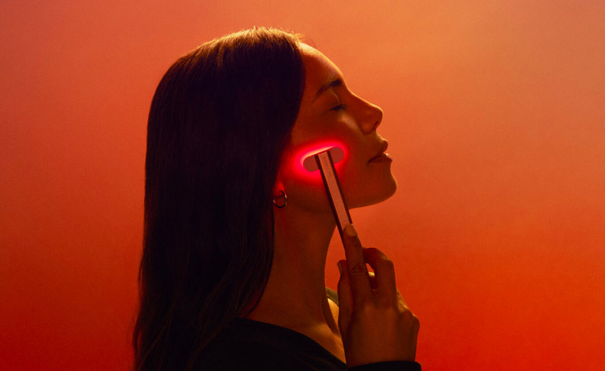 FDA-cleared Red Light Therapy that supports visibly firmer, smoother, younger-looking skin.