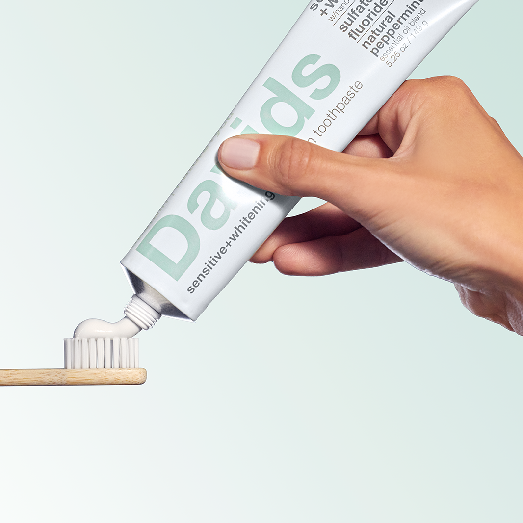 Davids Hydroxi™ Sensitive+Whitening Nano Hydroxyapatite Premium Toothpaste (Peppermint)