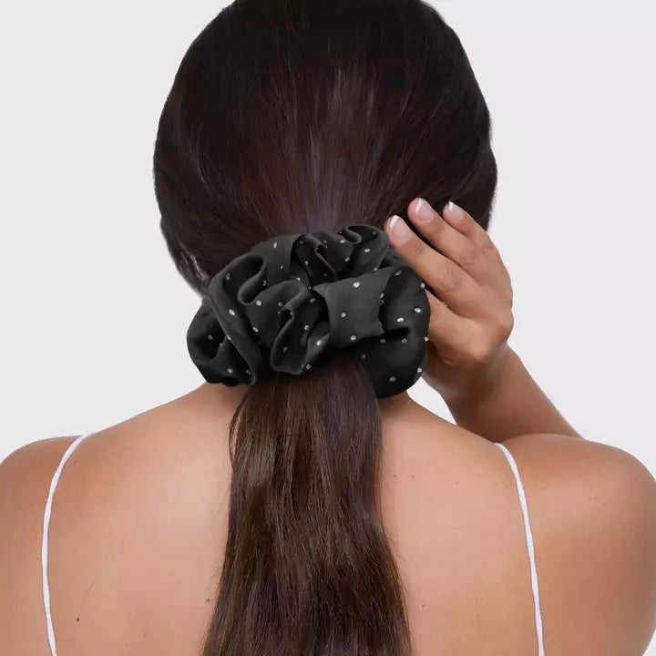 Kitsch Eco-Friendly Satin Brunch Scrunchie - Rhinestone