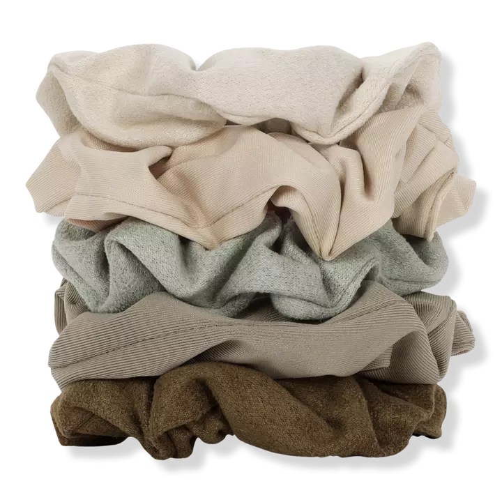 Kitsch Eco Friendly Textured Scrunchies 5 pc Set