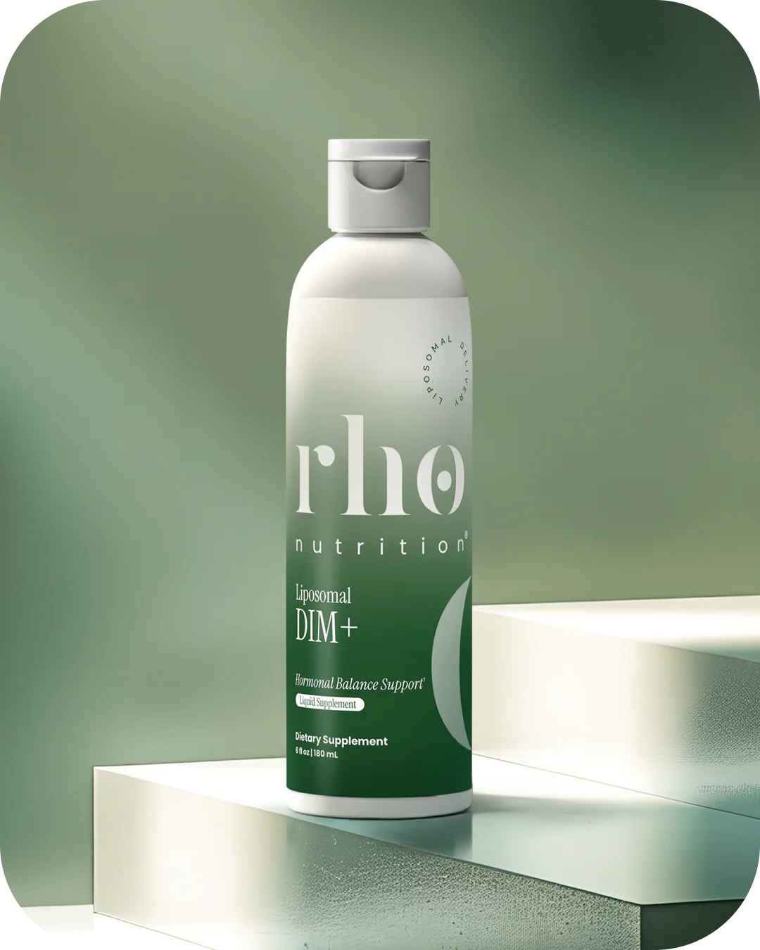 Rho Nutrition Liposomal DIM+ bottle 