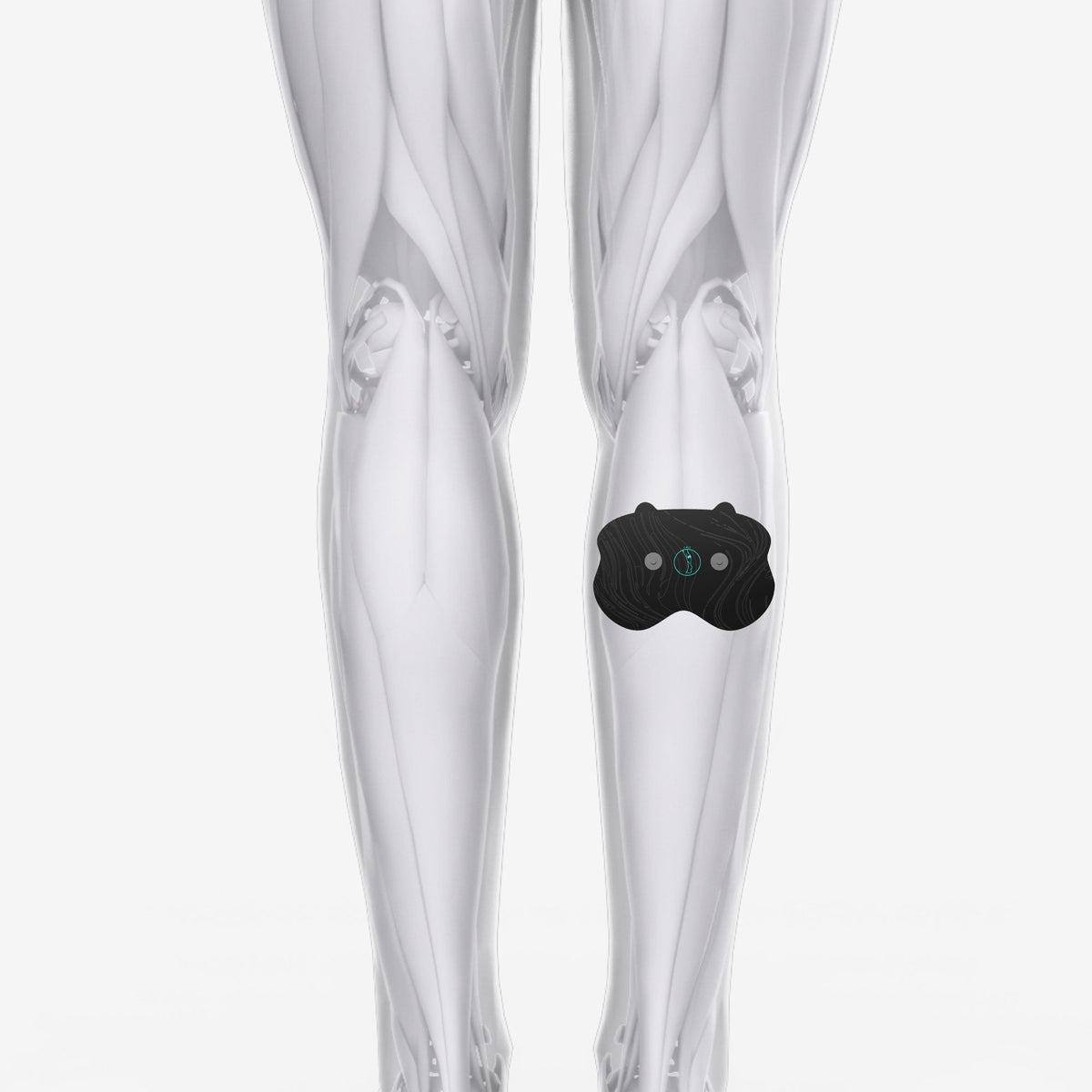 Chirp Halo Calf Pad Set placement for targeted calf muscle therapy