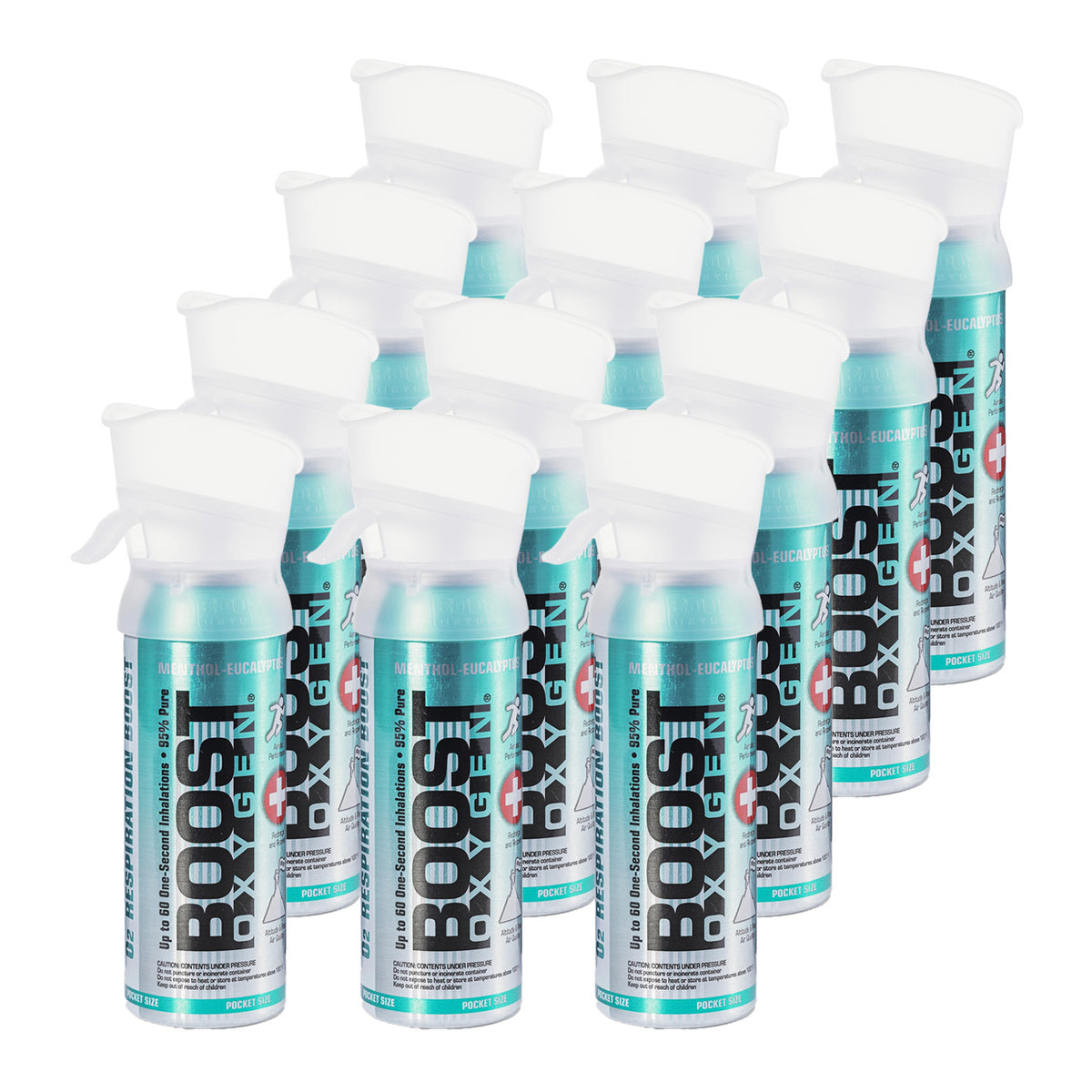 Boost Oxygen (3L) - Menthol Eucalyptus (12 Pack)