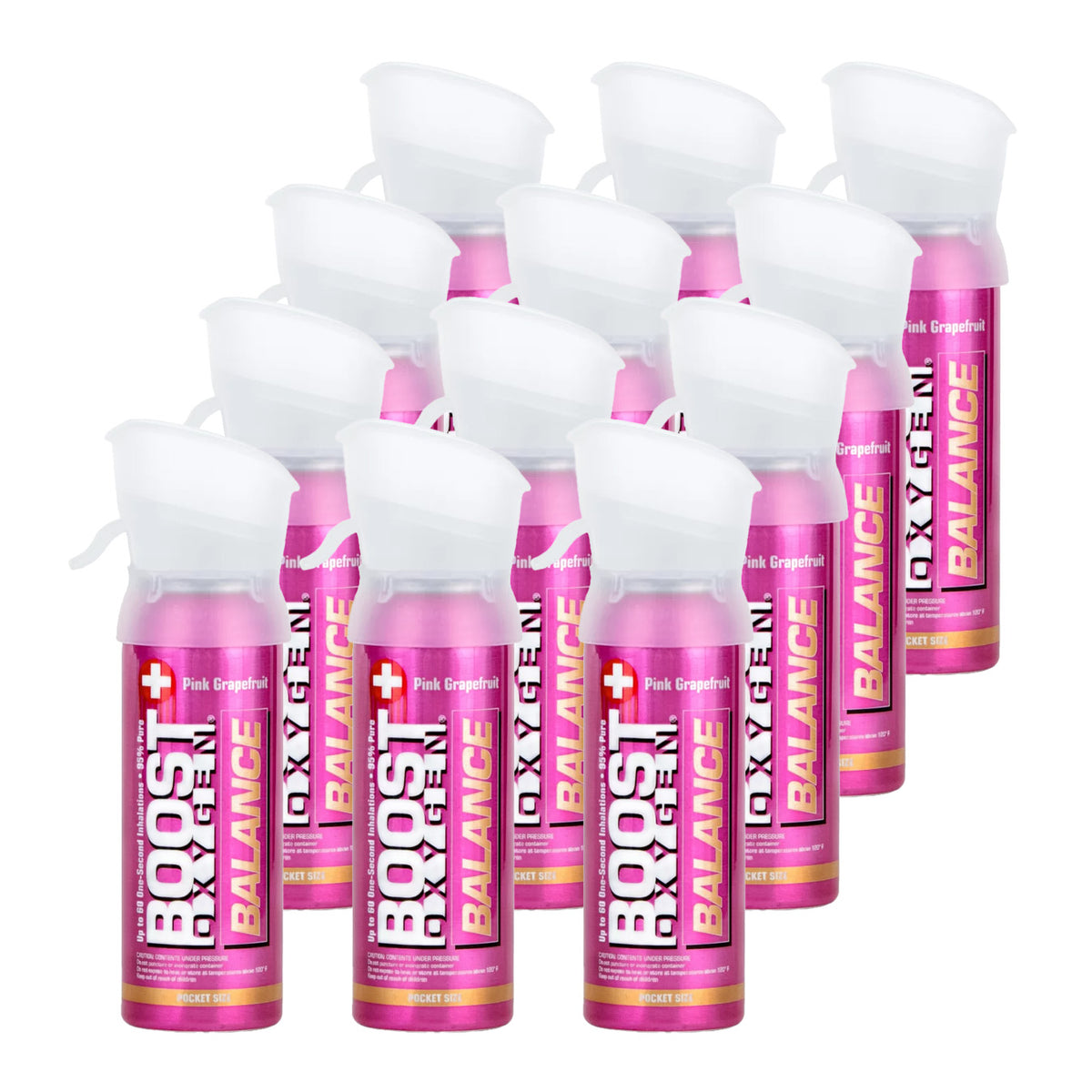 Boost Oxygen (3L) - Pink Grapefruit (12 Pack)