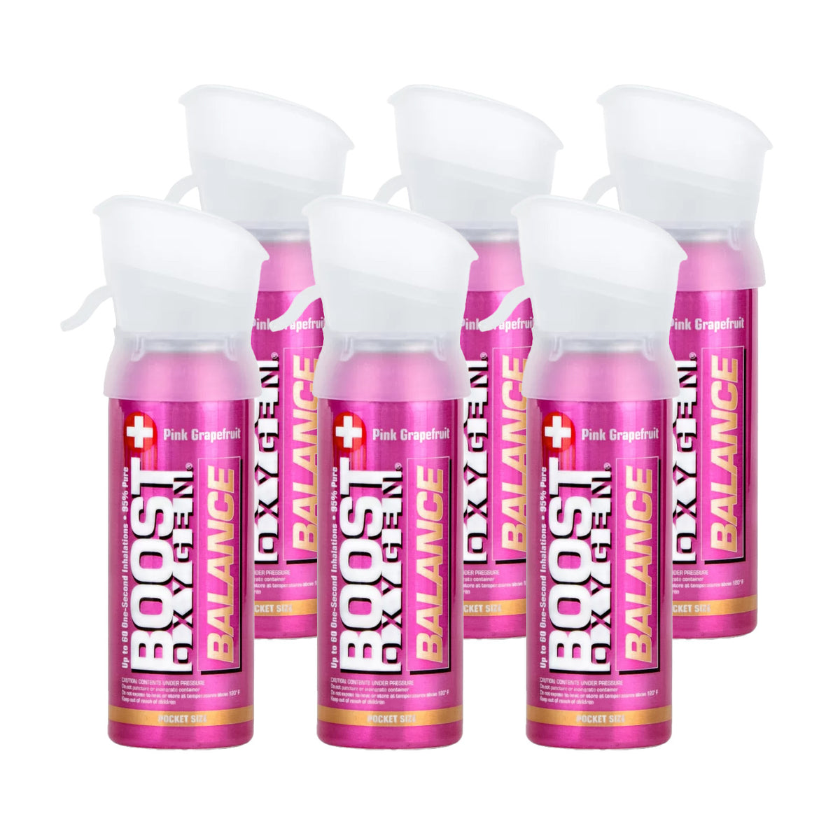 Boost Oxygen (3L) - Pink Grapefruit (6 Pack)