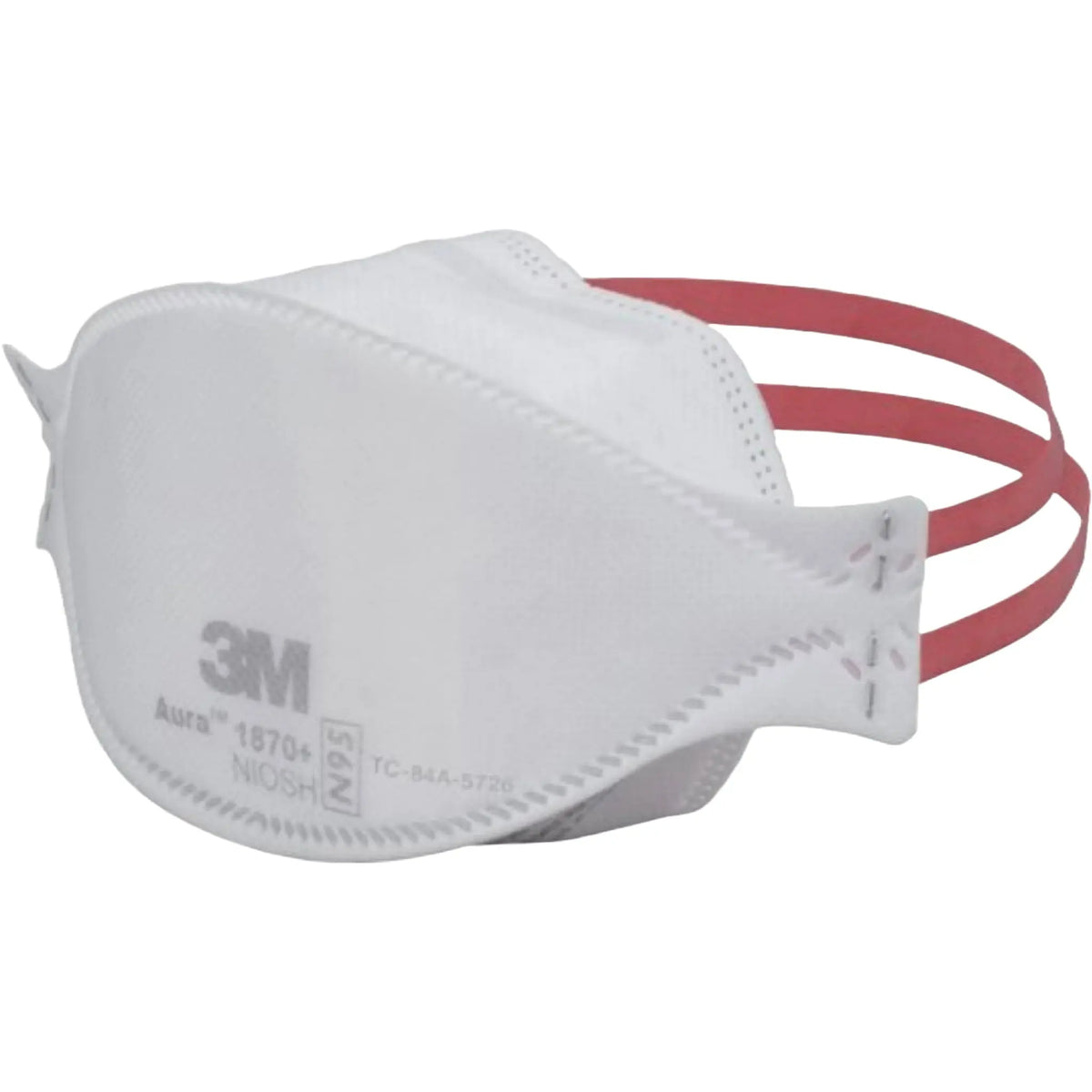 3M 1870+ N95 respirator folded design side view