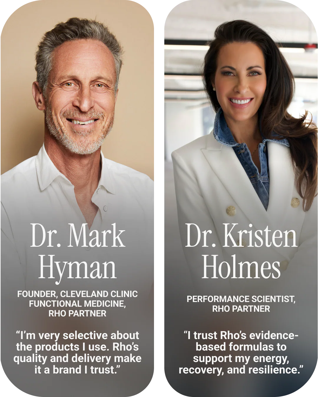 Dr. Mark Hyman and Dr. Kristen Holmes