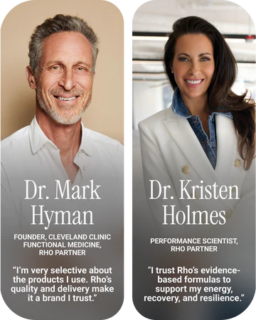 Dr. Mark Hyman and Dr. Kristen Holmes for Rho Nutrition