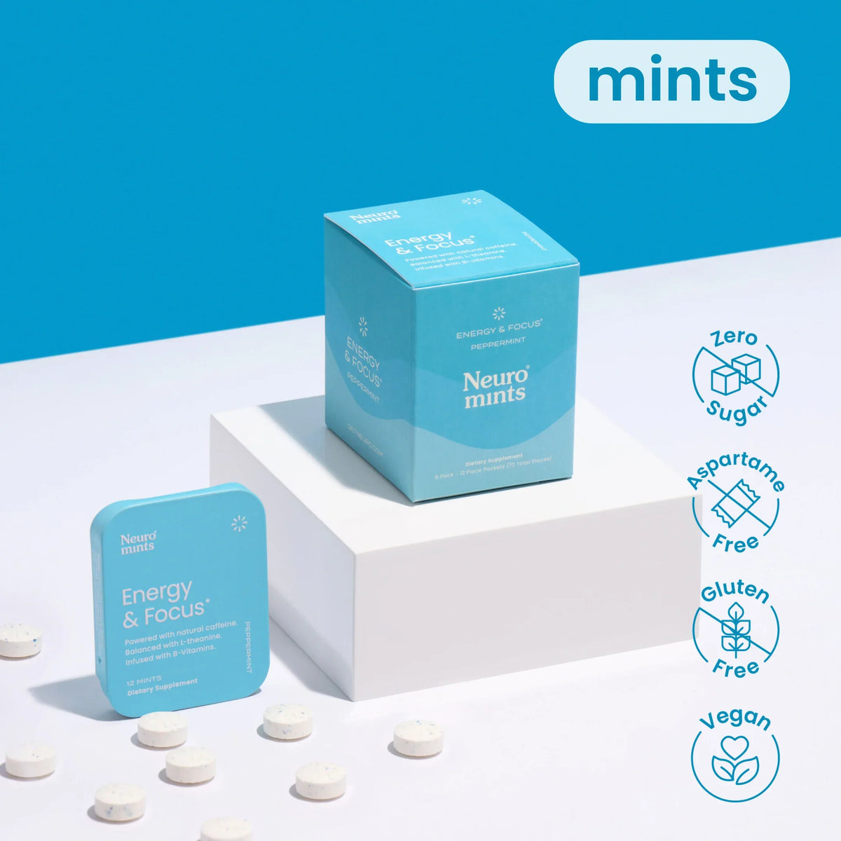 Neuro Energy & Focus Mints (Peppermint)