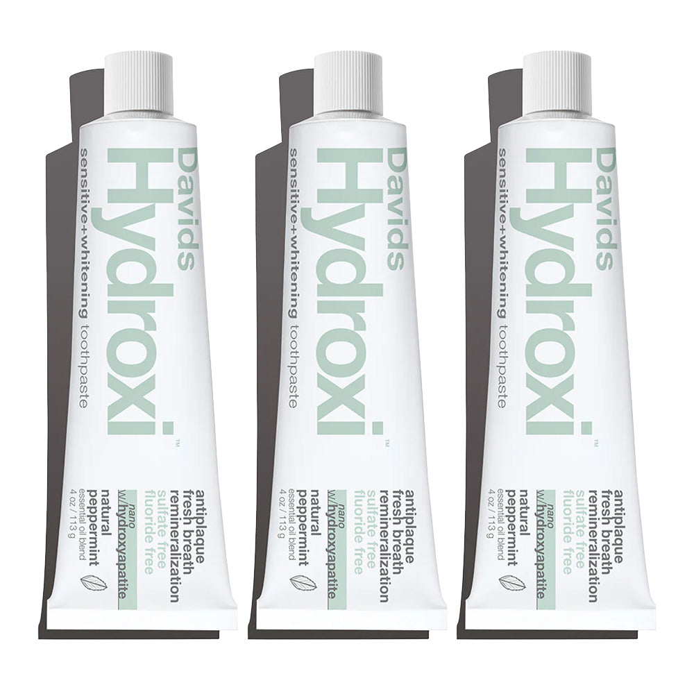 Davids Hydroxi™ Sensitive+Whitening Nano Hydroxyapatite Premium Toothpaste (Peppermint)