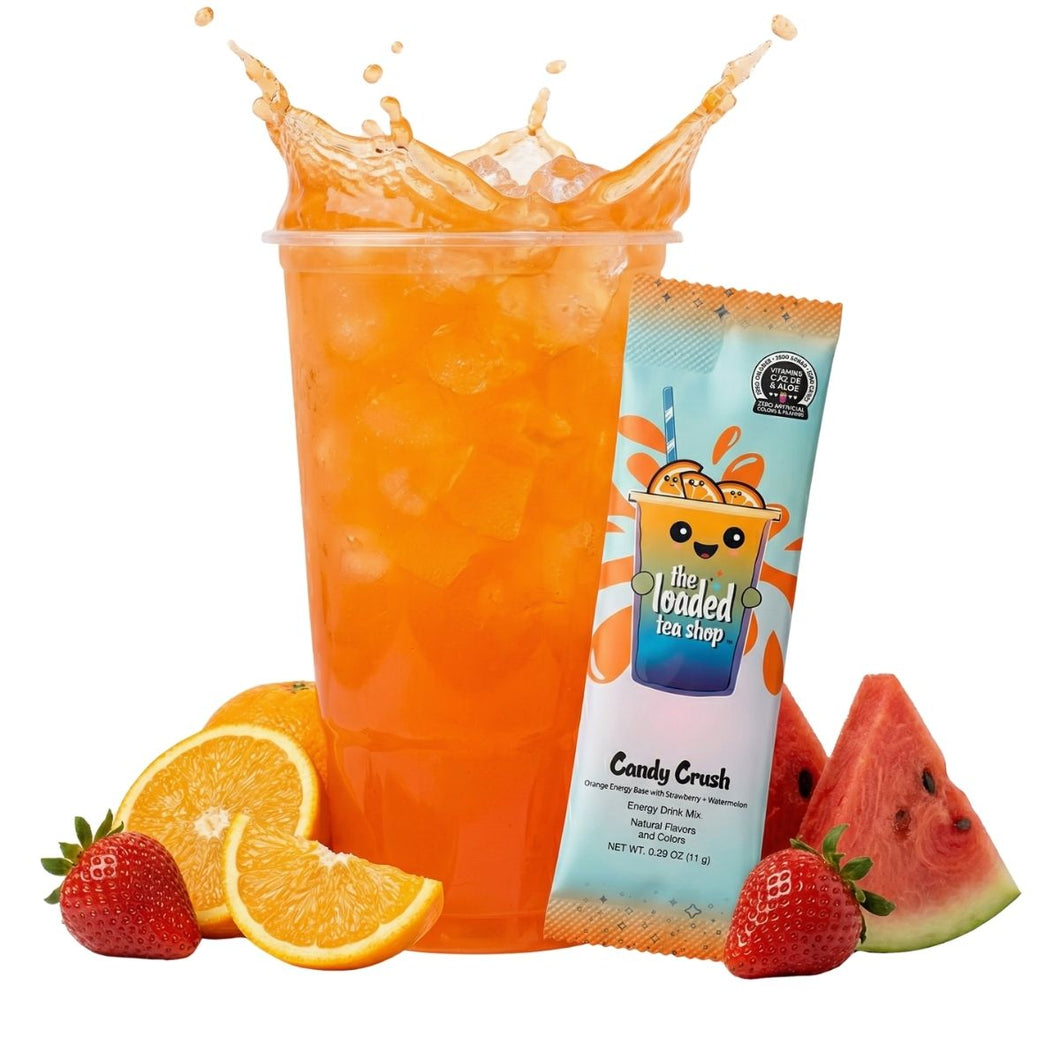 The Loaded Tea Shop Functional Energy Tea Packs Candy Crush