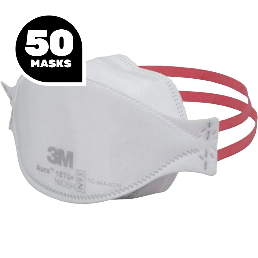 3M Aura N95 respirator mask 50 pack