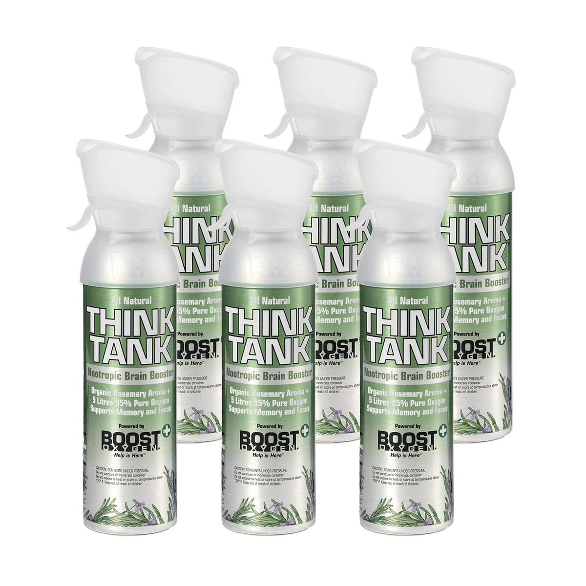 Boost Oxygen (5L) - Think Tank (Rosemary) - 6 Pack