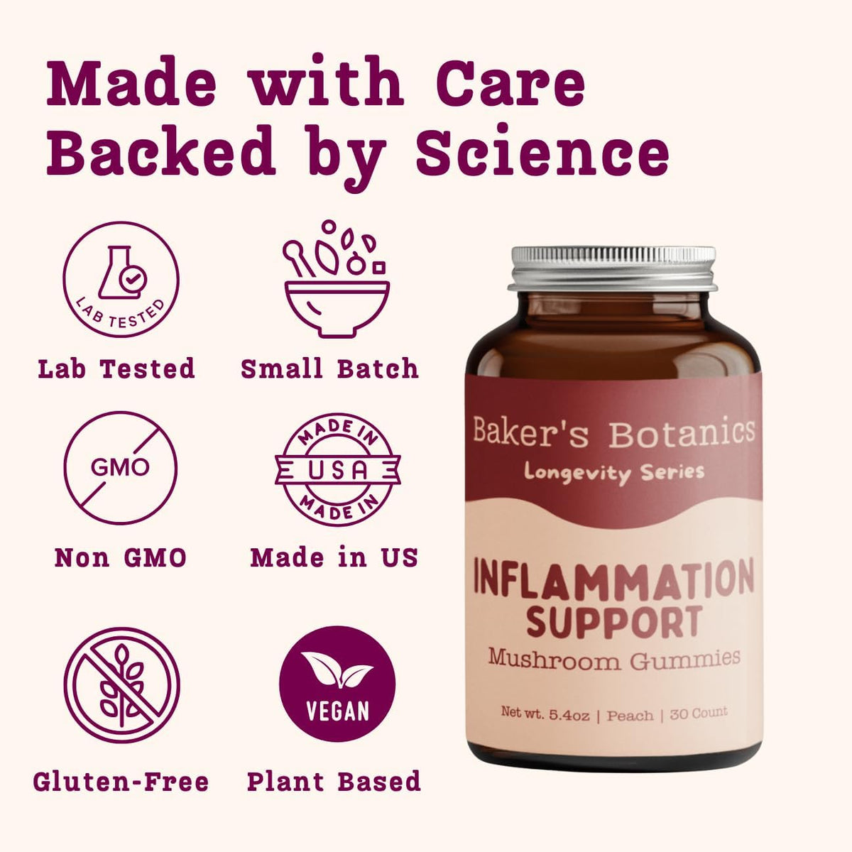 Baker's Botanics Inflammation Support Gummies