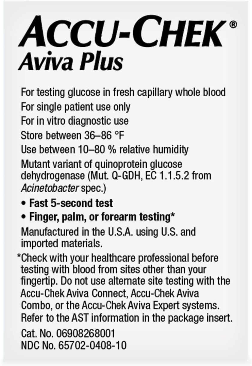 Accu-Chek Aviva Plus Test Strips (50 Count)