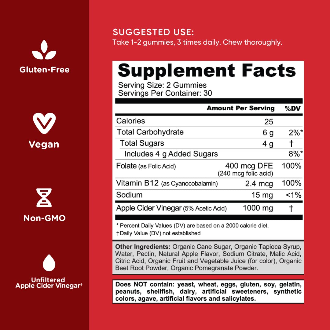 Goli® Nutrition Apple Cider Vinegar Gummies, 60 Gummies
