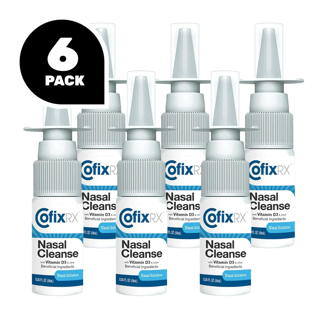 CofixRX Nasal Cleanse 6 pack nasal spray bottles