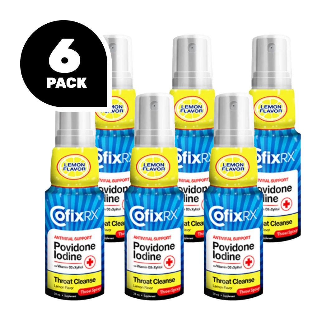 CofixRX™ (Povidone Iodine) Throat Cleanse - 6 Pack