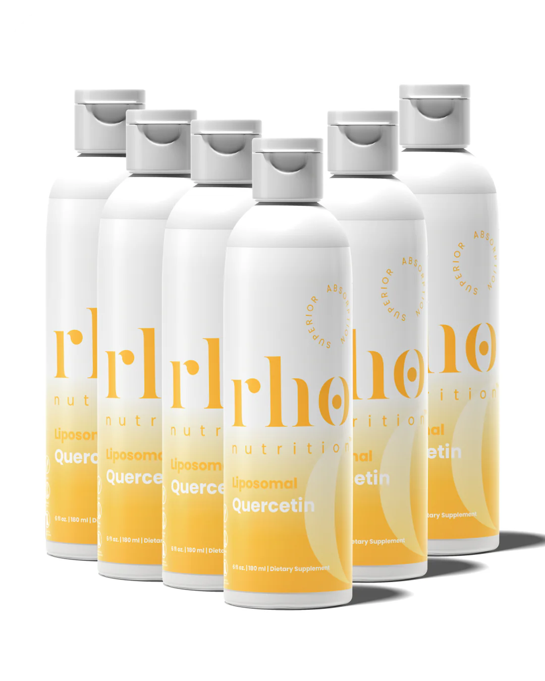 Rho Nutrition Liposomal Quercetin liquid supplement (6 Pack)