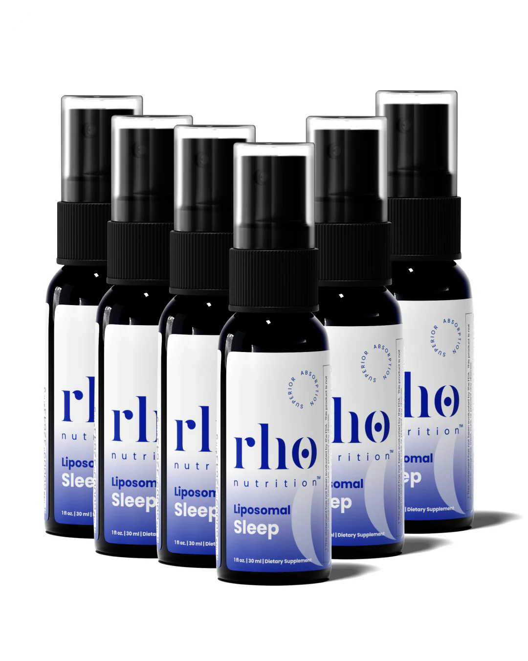 Rho Nutrition Liposomal Sleep Formula liquid supplement (6 Pack)