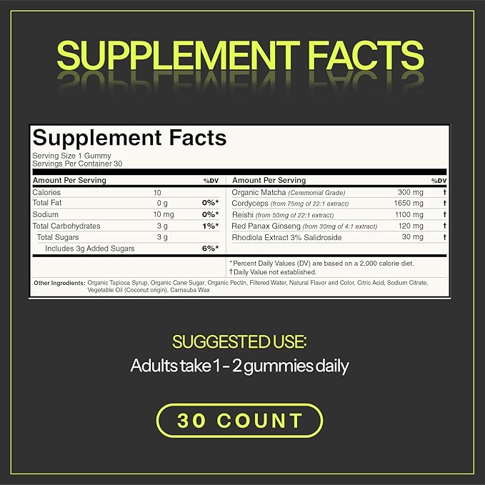 Motiv Matcha® Adaptogenic Matcha Gummies, 30 ct.