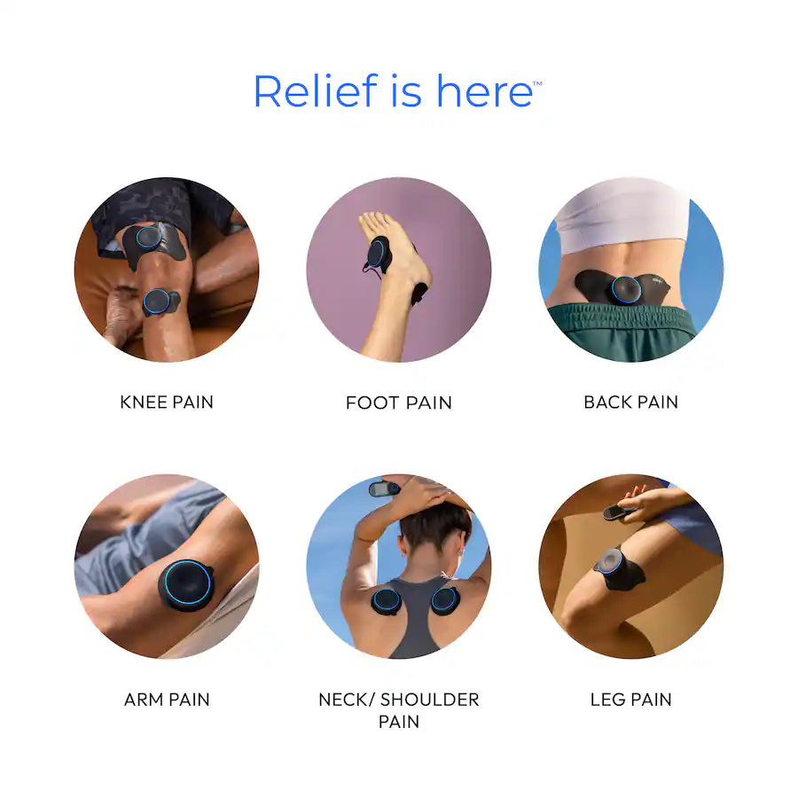 Chirp Halo trigger point pads for targeted muscle therapy