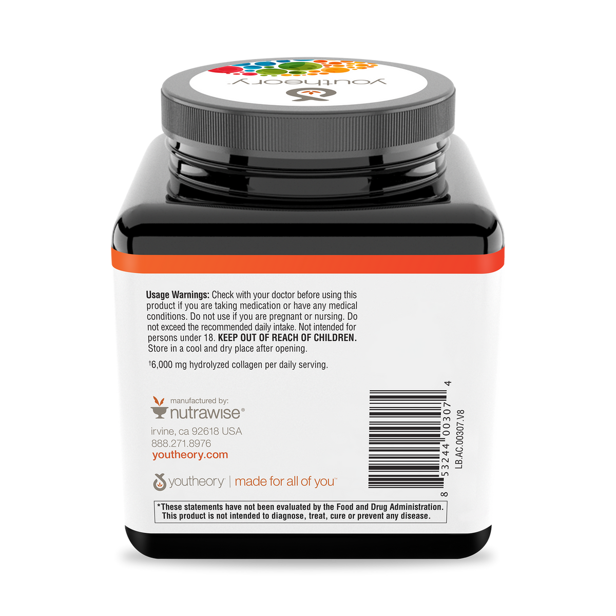 Youtheory® Advanced Collagen (6,000 mg Collagen) Hair, Skin & Nails
