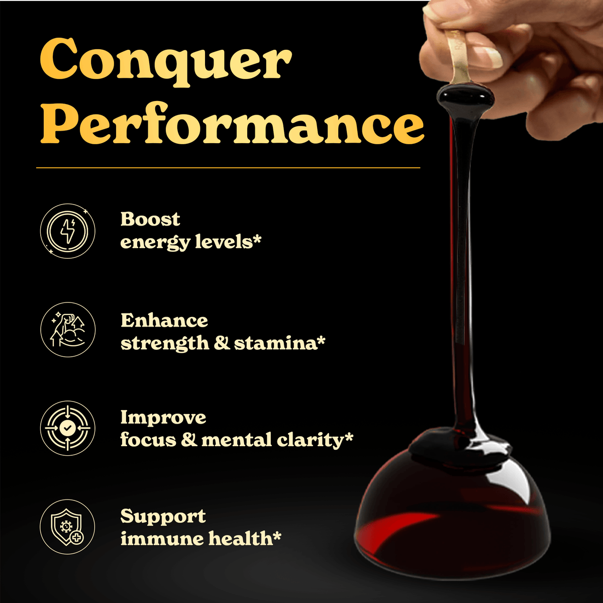 BetterAlt GOLD+ Shilajit Resin Gummies w/Ashwagandha (Tamarind)