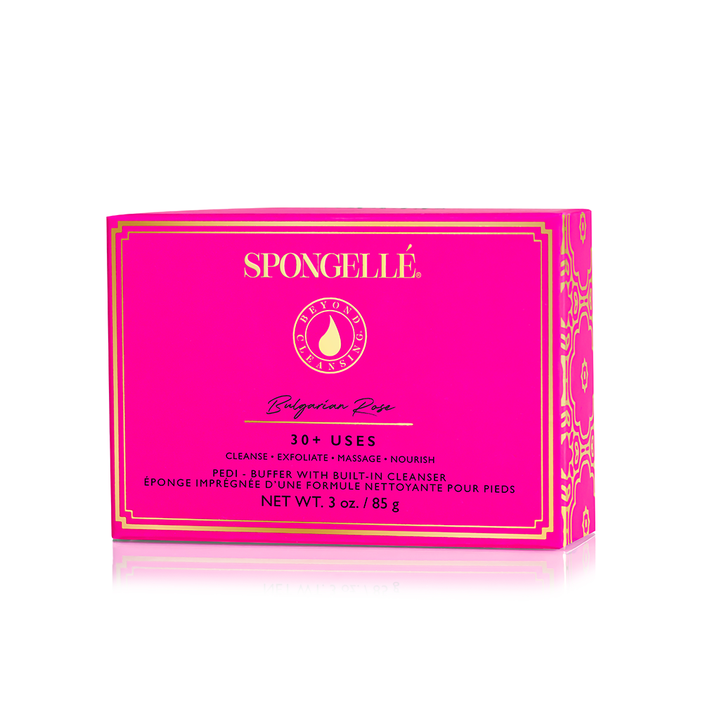 Spongellé® Pedi Buffer - Bulgarian Rose (30+ Washes)