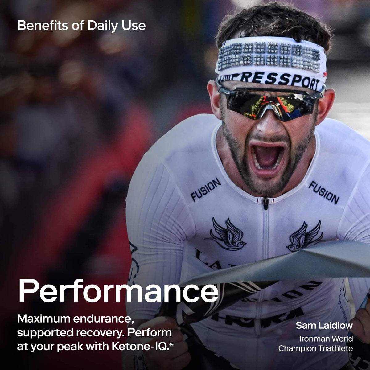 Ketone-IQ No Caffeine High Performance Energy Shot (Peach)