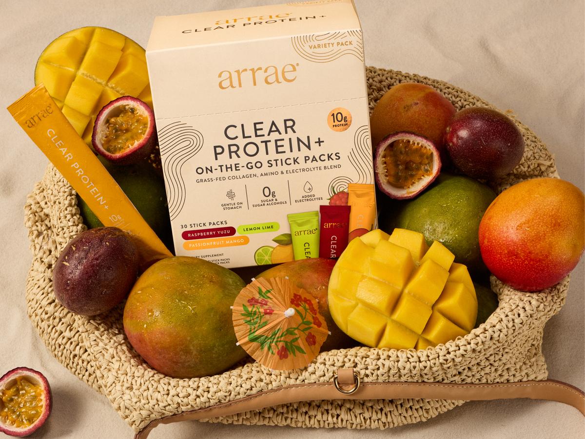 Arrae Clear Protein+ Variety Pack, 30 Stick Packs — Arrae website product image