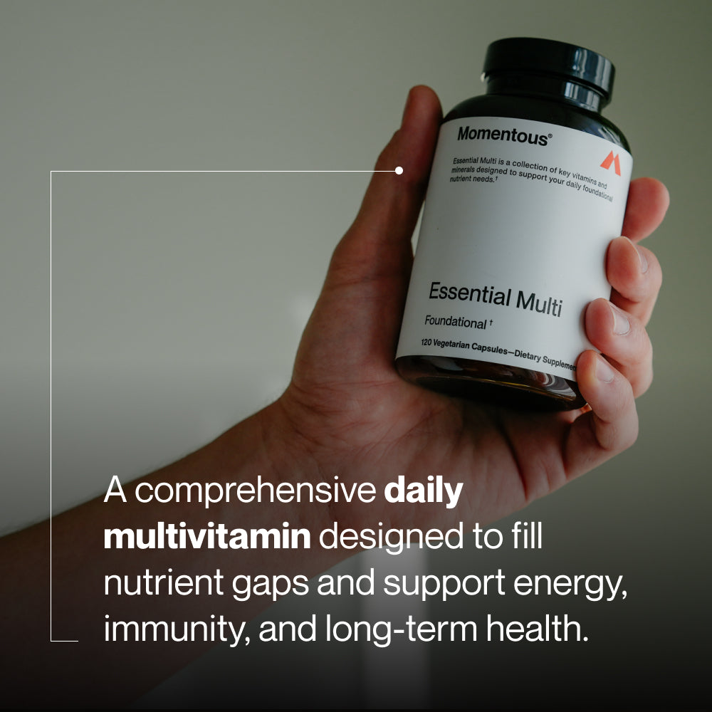 Momentous Multivitamin with Vitamins, Minerals & Phytonutrients | 120 Capsules — front product image