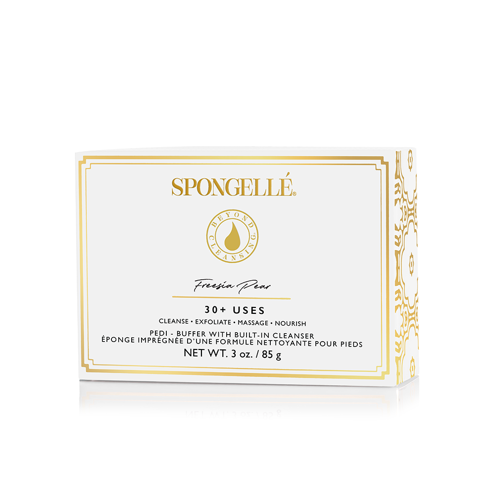 Spongellé® Pedi Buffer - Freesia Pear (30+ Washes)