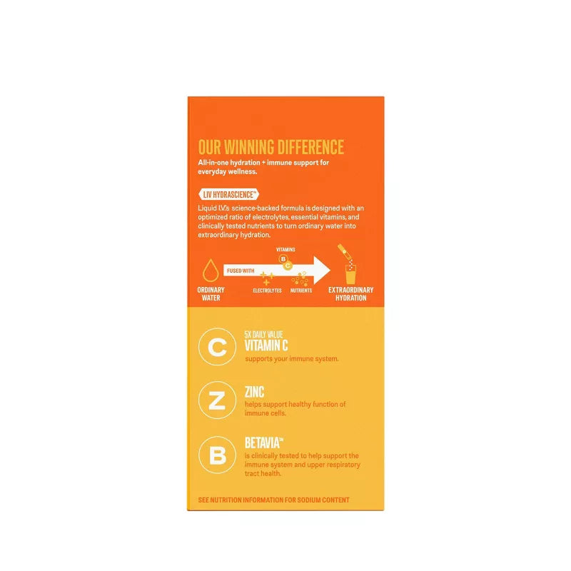 Liquid I.V. Hydration Multiplier+ Immune Support