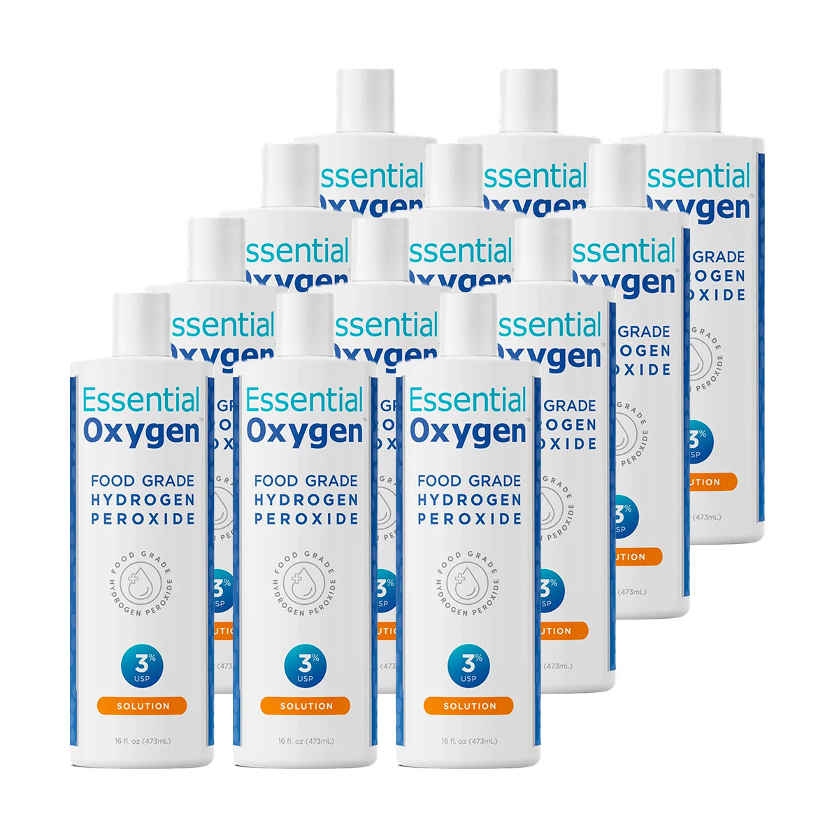 Essential Oxygen Food Grade Hydrogen Peroxide (16 oz)