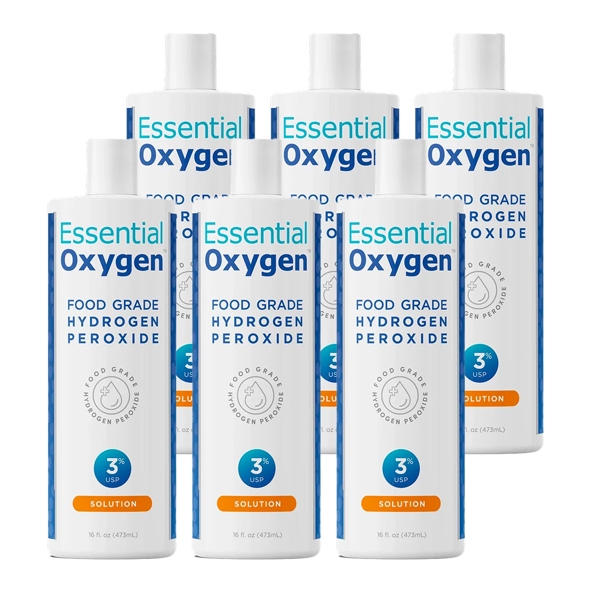 Essential Oxygen Food Grade Hydrogen Peroxide (16 oz)