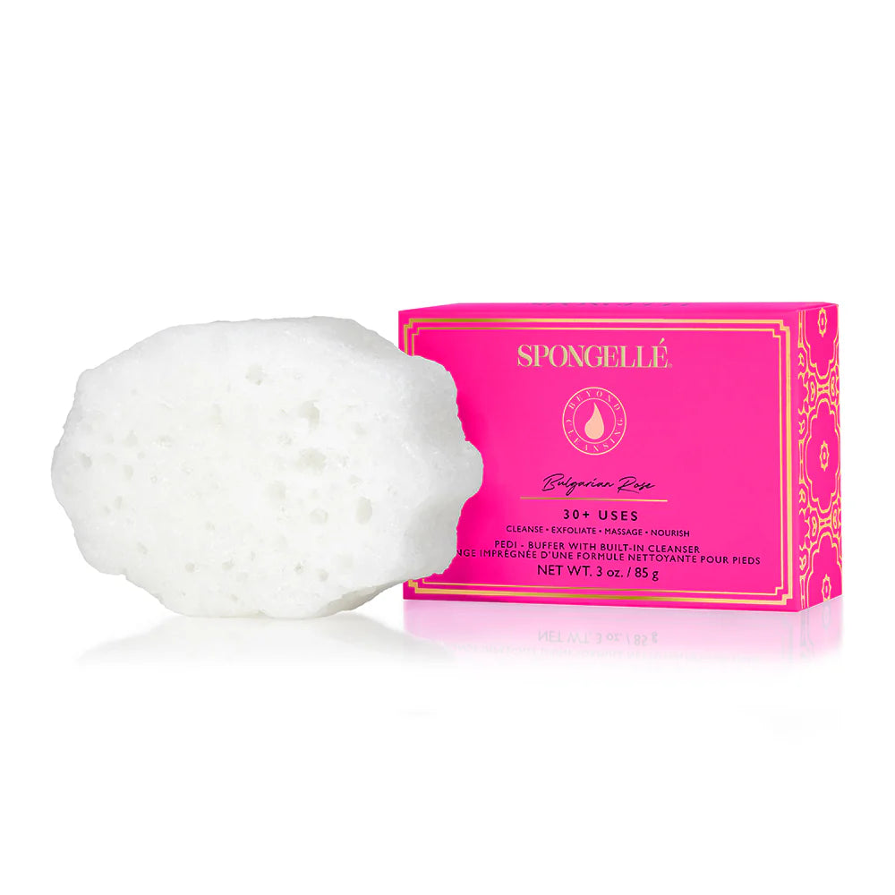 Spongellé® Pedi Buffer - Bulgarian Rose (30+ Washes)