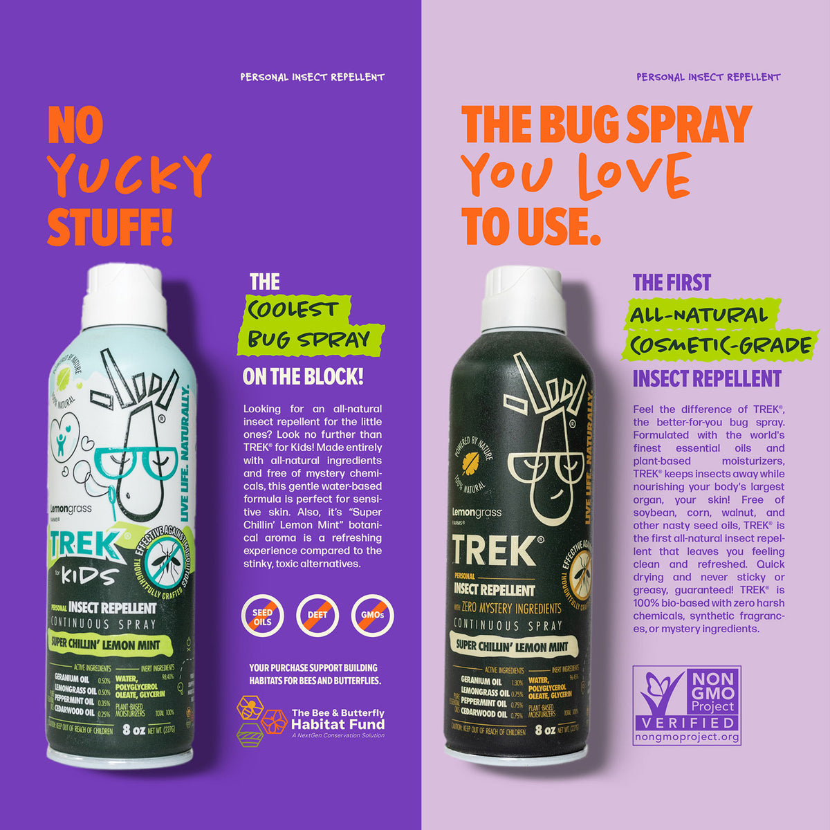 Lemongrass Farms Trek™ Insect Repellent for Kids