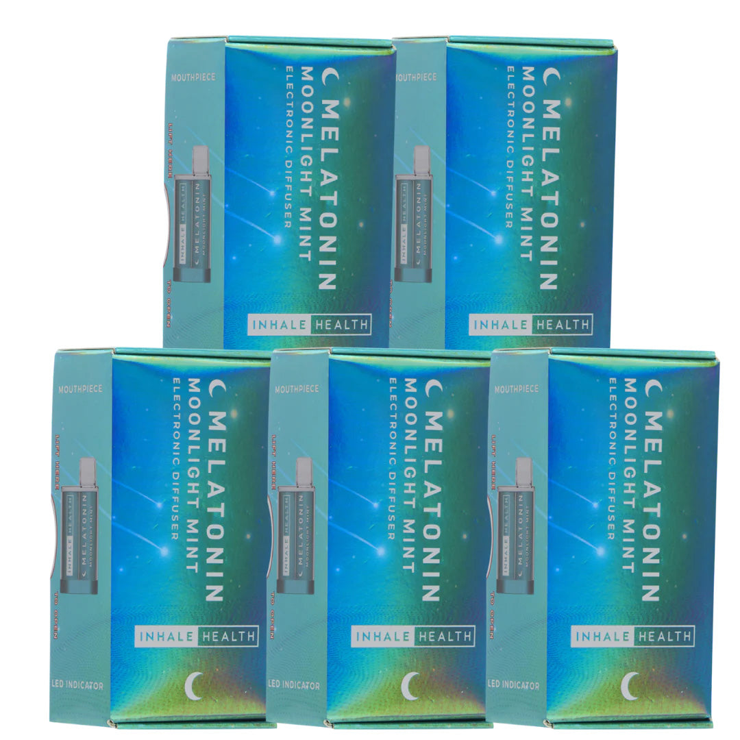 Inhale Health Melatonin Moonlight Mint inhalers (5 Pack)