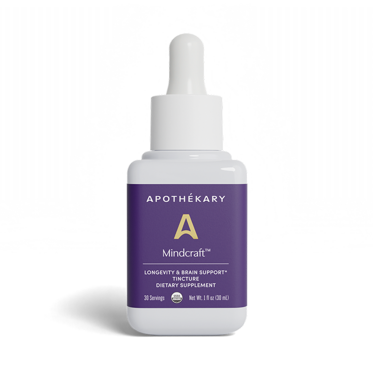 Apothékary Mindcraft™ Longevity & Brain Support Liquid Herbal Drops
