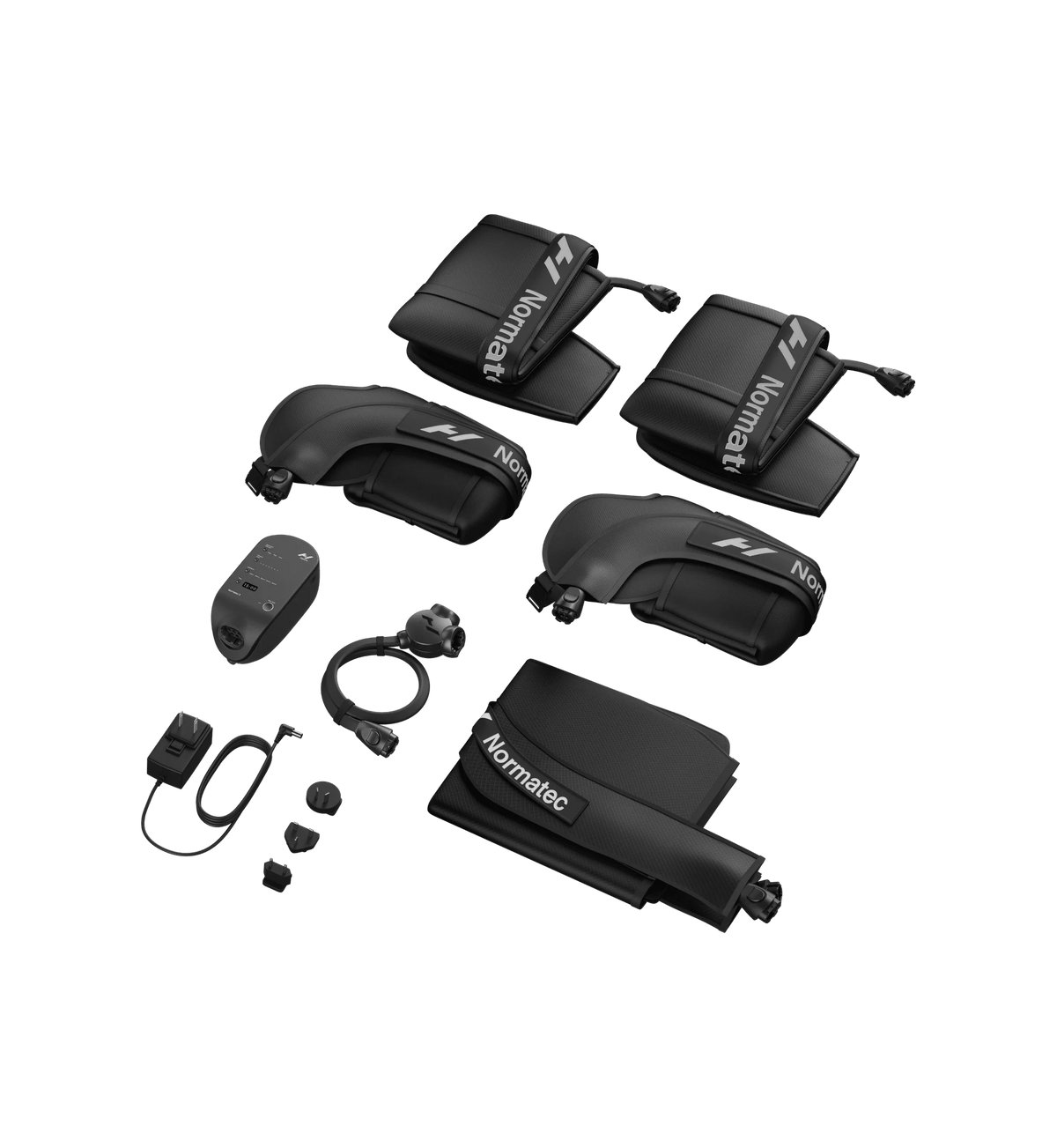 Hyperice Normatec 3 recovery system with compression attachments and accessories