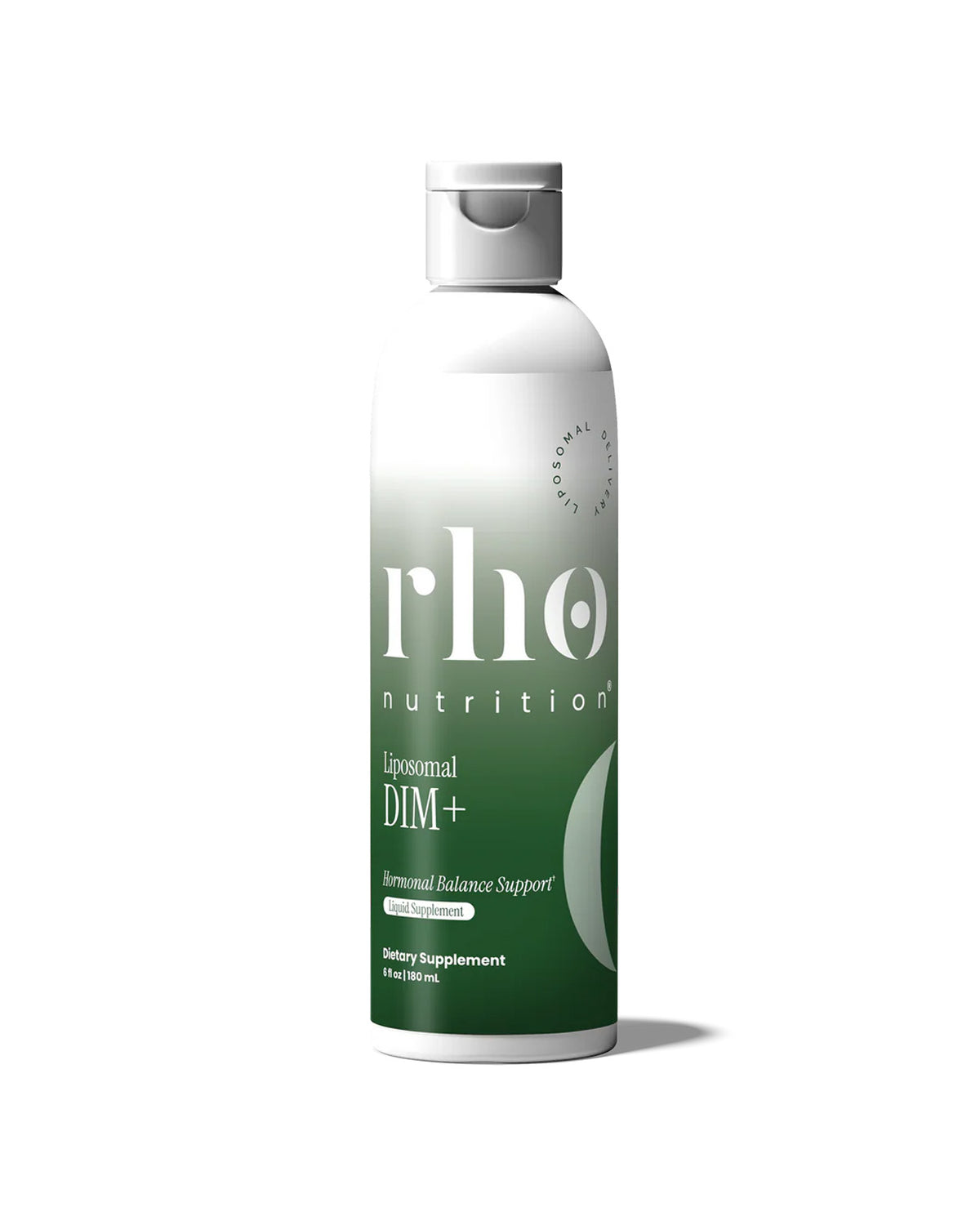 Rho Nutrition Liposomal DIM+ liquid supplement bottle 30 servings