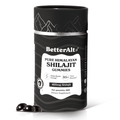 BetterAlt Pure Shilajit Resin Gummies for Energy Boost & Immune Support (Tamarind)