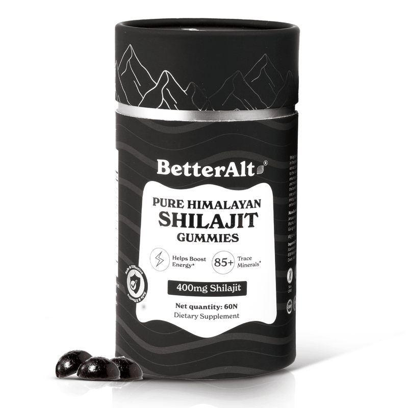 BetterAlt Pure Shilajit Resin Gummies for Energy Boost & Immune Support (Tamarind)
