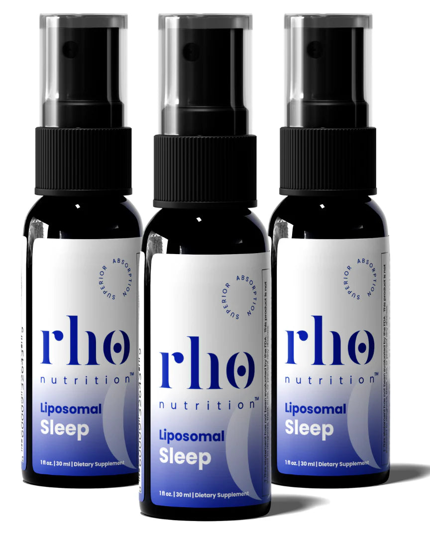 Rho Nutrition Liposomal Sleep Formula liquid supplement (3 Pack)