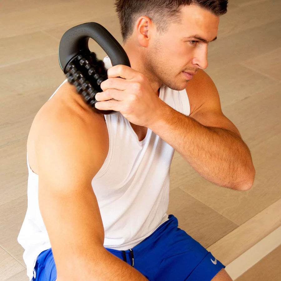 Using the Chirp RPM Mini for shoulder muscle recovery and tension relief