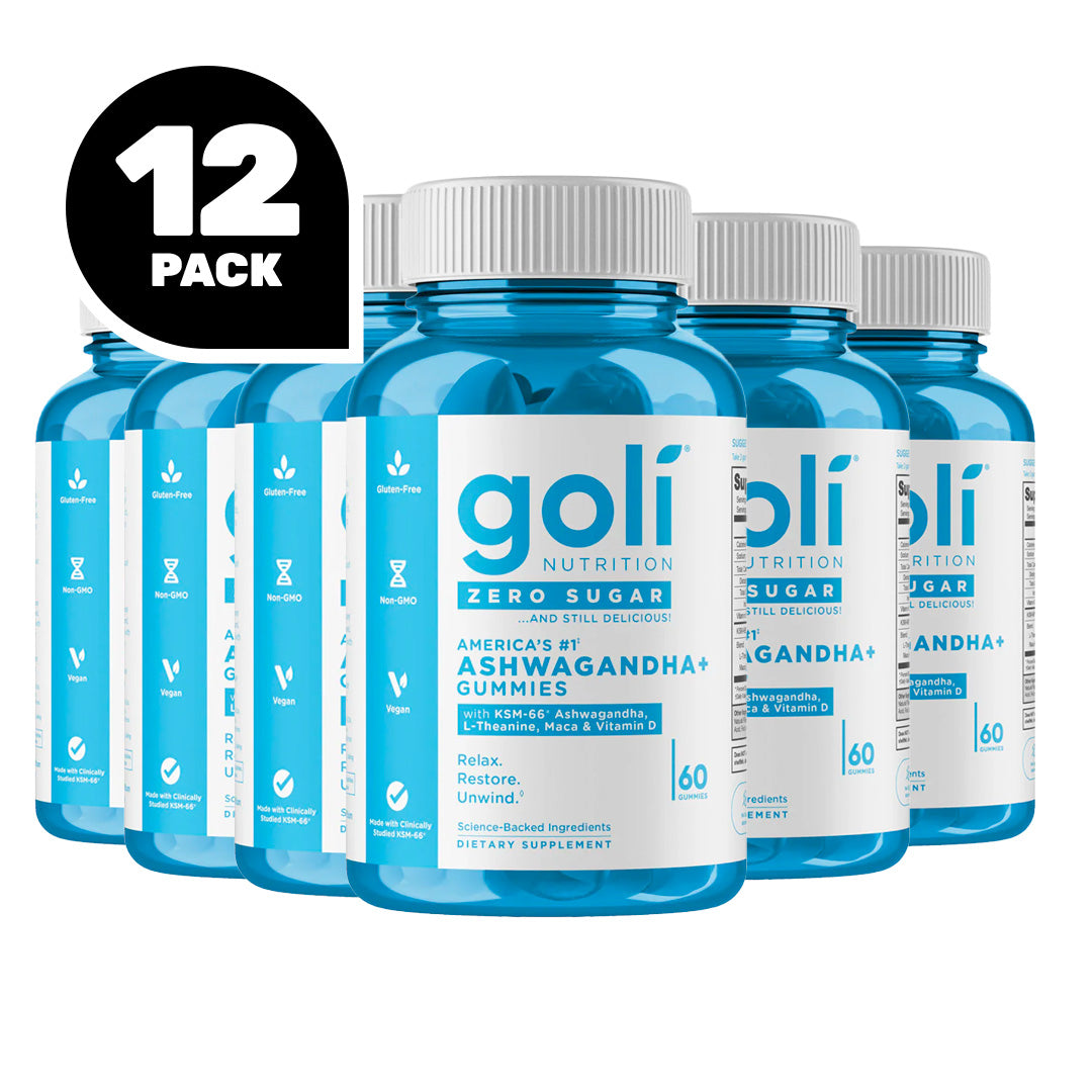 Goli® Nutrition Ashwagandha Zero Sugar Gummies, 60 Gummies